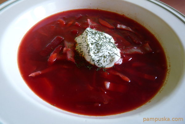 orosz céklaleves - borscs leves hús nélkül
