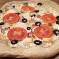 görög pizza recept vega
