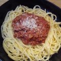 szaftos paradicsomos klasszikus bolognai spagetti
