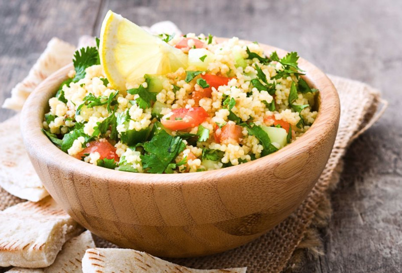 kuszkusz saláta